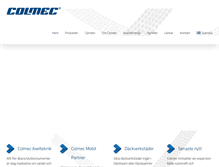 Tablet Screenshot of colmec.se